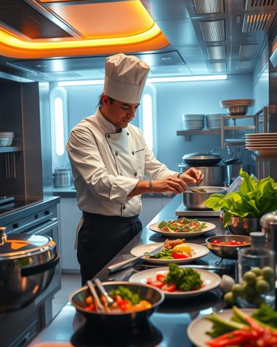 Private Chef Preparing Healthy Meals